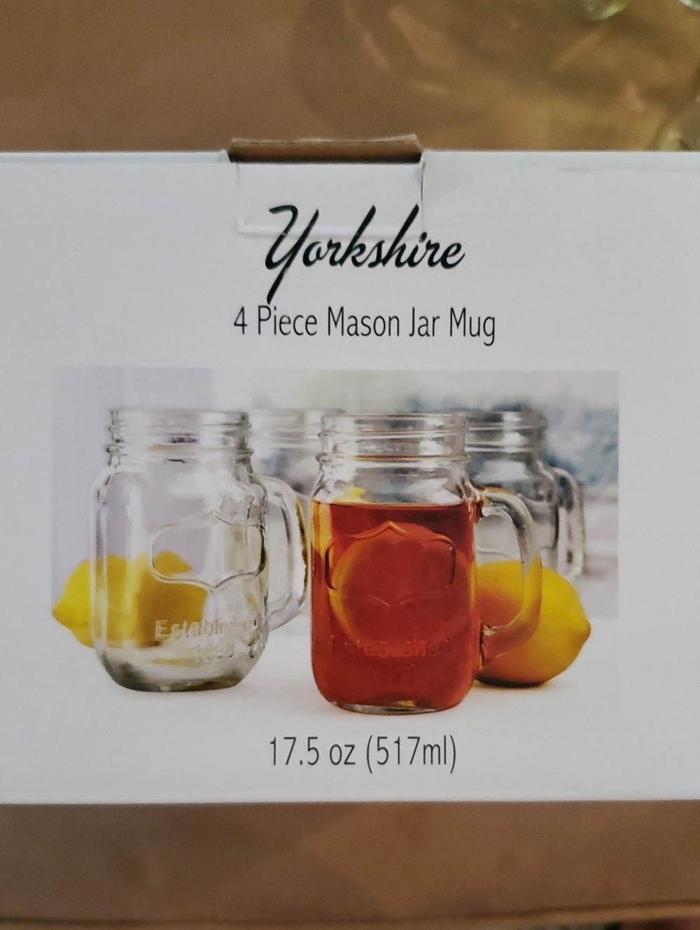 Yorkshire Mason Jar Mug Set